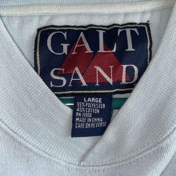 Vintage Galt Sand Giant Panda Sweatshirt Powder Blue Large - Picture 5 of 6